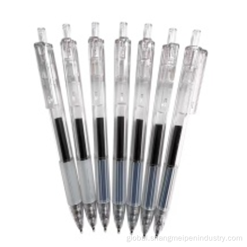 Pure Plastic Pen high quality Transparent Gel Pen Ball Pen Supplier